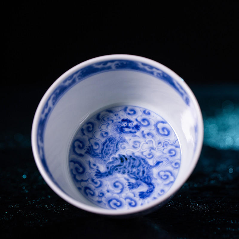 瑞兽直壁杯